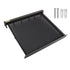 Retractable Clothes Drying Rack with Template Wall Mount Mesh Breathable Platform Aluminium Laundry Drying Rack for Patio Bathroom Grey