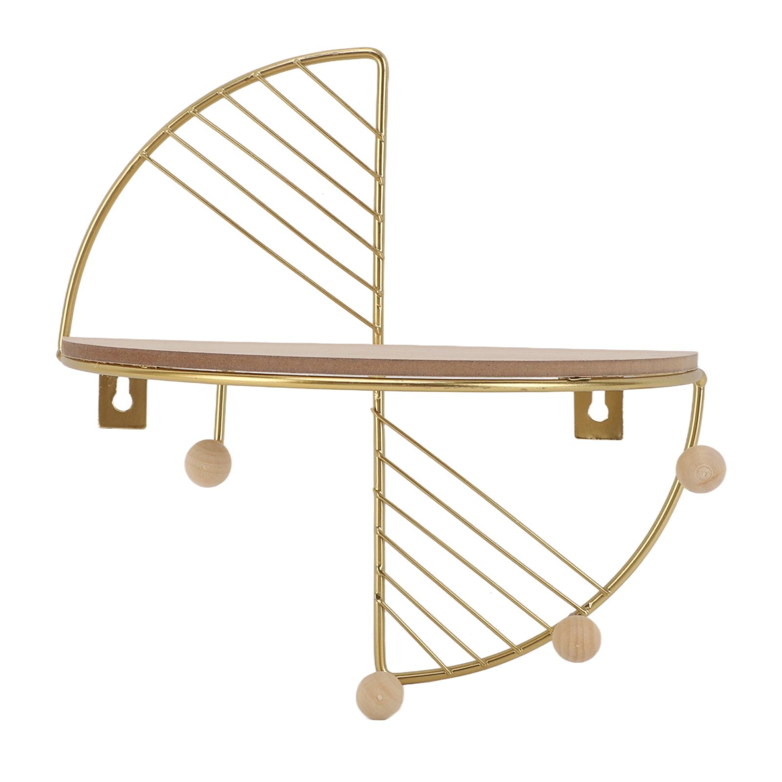 Wall Hanging Rack Iron Art Versatile Practical Wall Decoration Storage Rack for Home