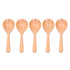 5pcs Wood Spoons Long Handle Wooden Ladle for Mixing Stirring Cooking Utensil ToolLog Color