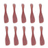 10pcs Wooden Dinner Knife Cheese Spreader Cake Knife Reusable Dinnerware Kitchen Gadgets for Home Kitchen Picnic RestaurantDark Color