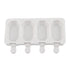 Multi Grid Silicone Ice Bar Mold Heat Resistant Ice Cream Making Mold Kitchen DIY Tool(4Grid Octagonal )