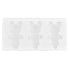 Multi Grid Silicone Ice Bar Mold Heat Resistant Ice Cream Making Mold Kitchen DIY Tool(3Grid Bear Shape )