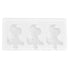 Multi Grid Silicone Ice Bar Mold Heat Resistant Ice Cream Making Mold Kitchen DIY Tool(3Grid Dinosaur Shape )