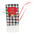 Square Grid Design Wine Bottle Cover Wine Bottle Sweater Bag for Home Christmas Party Home BarBlack White Grid
