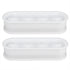 2Pcs 4 Grids Food Grade Ice Cubes Mold Whiskey Ice Ball Making Mold Tray for Home Bar