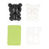Panda Rice Ball Mold Food Grade Silicone Cute DIY Cookies Onigiri Mold for Kitchen Restaurants
