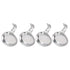 4Pcs Spoon Holder Stainless Steel 2 Purpose Compact Durable Chopsticks Rest Holder for Home Restaurants