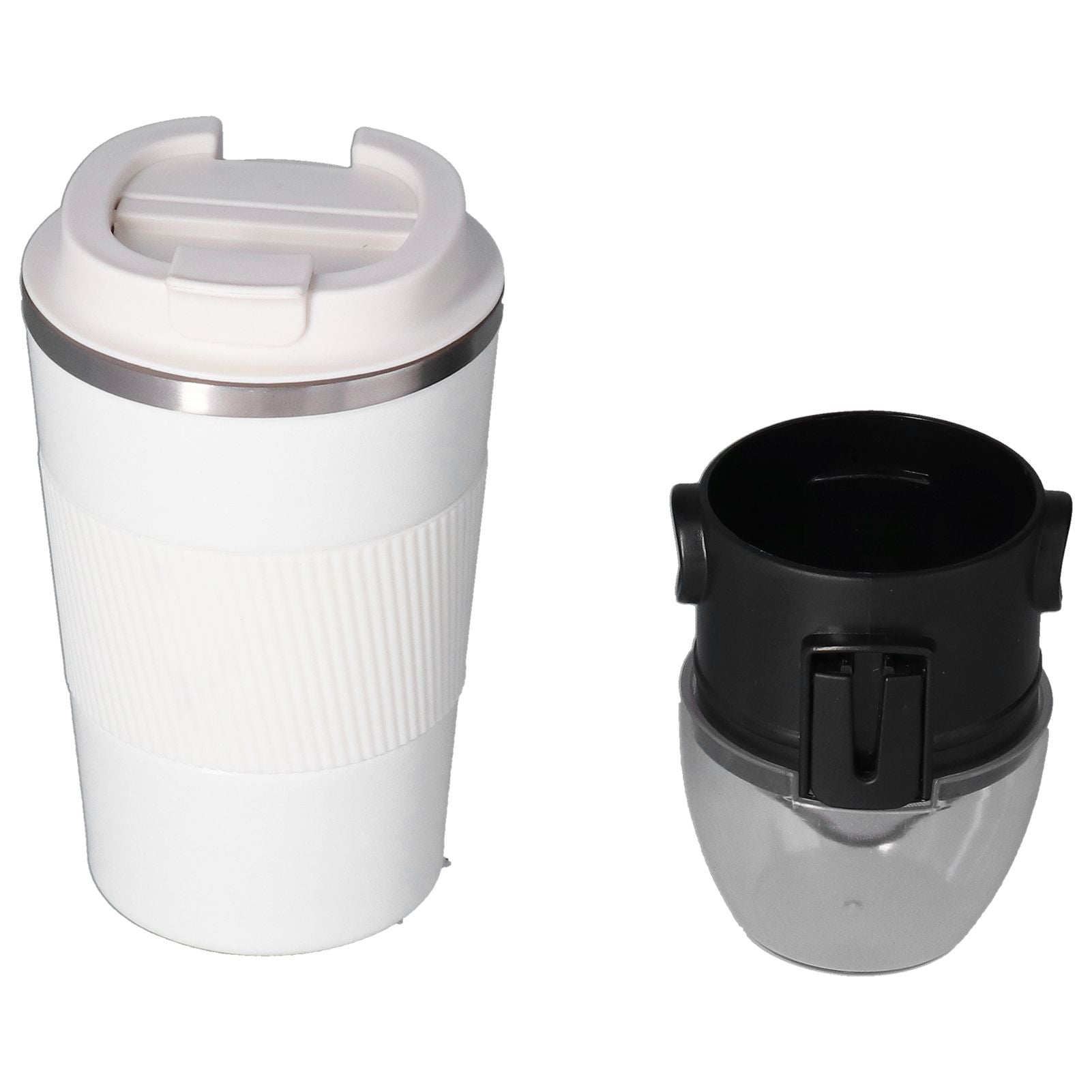 380ML Thermal Travel Mug Insulated Cup Portable Stainless Steel Vacuum Coffee Mug for Outdoor Car(Coffee Cup Filter Filter Container )