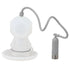 Silicone Tea Infuser Cute Diver Shape Loose Tea Leaf Filter Tea Diffuser Strainer with Chain and Drip Tray for Home Grey