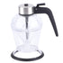 Diamond Honey Bottle Press Type Transparent Glass 200ml Handheld Oil Dispenser for Soy Sauce