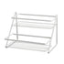 Kitchen Countertop Storage Rack Space Saving Multifunctional 2 Tiers Spice Toiletries Makeup Counter Standing Shelf White