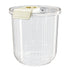 Rice Container Clear Rice Storage Bin Airtight Rice Bucket for Dry Food Grain Flour Soybean Kitchen Pantry Countertop 11kg 27.5x31x20cm / 10.8x12.2x7.9in