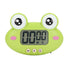 Cartoon Digital Timer ABS Portable Lightweight Simple To Use Cute Cartoon Timer for Kitchen Cooking Green Frog