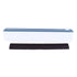 Reusable Cling Film Dispenser Magnetic Refillable Plastic Wrap Dispenser with Cutter Magnetic Stripe White Blue