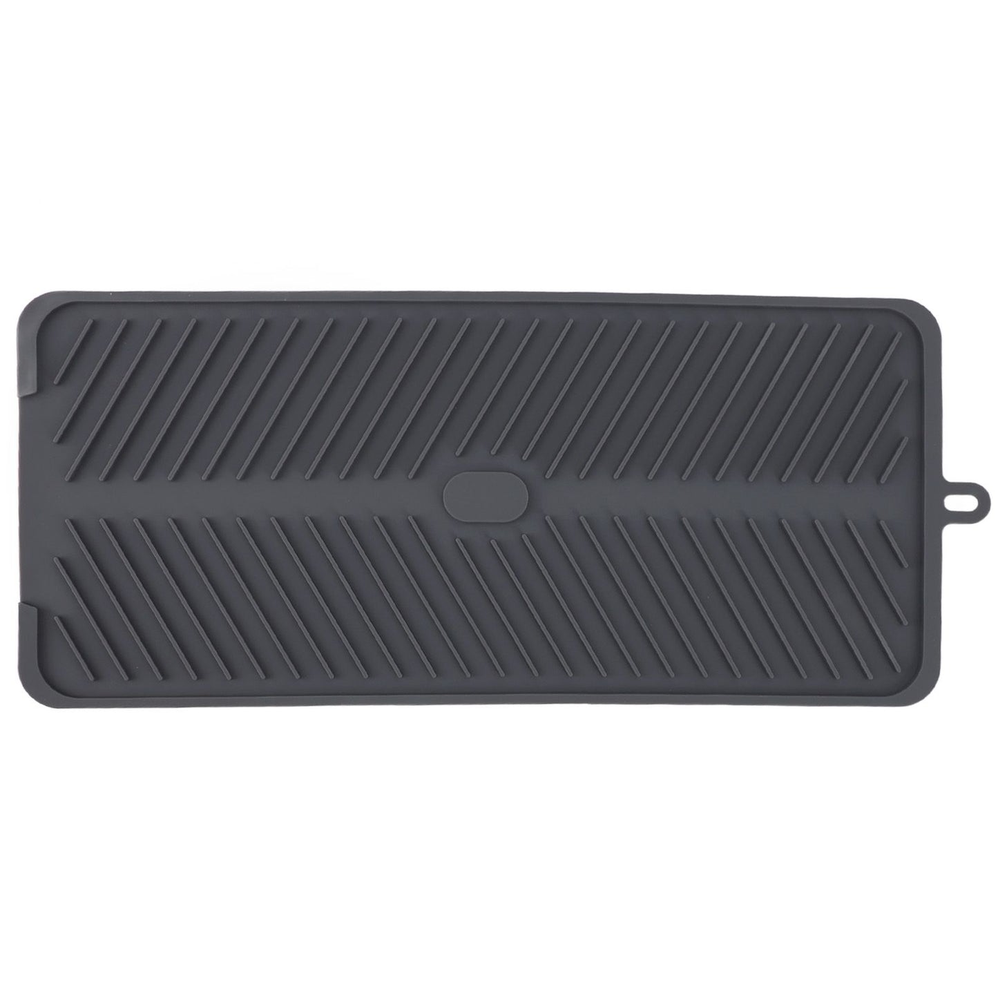 Silicone Drainage Pad Multipurpose Waterproof Collapsible Heat Resistance Thicken Silicone Dish Drying Mat for Kitchen Bar