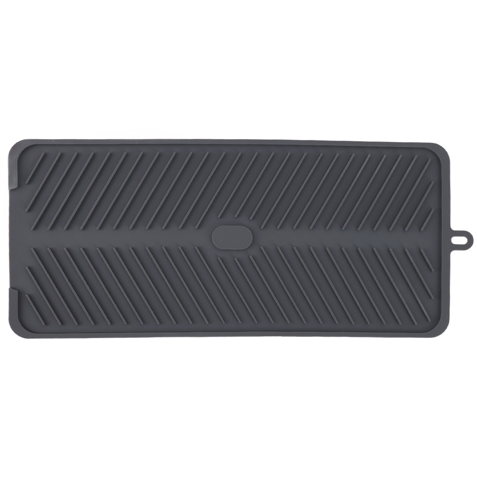 Silicone Drainage Pad Multipurpose Waterproof Collapsible Heat Resistance Thicken Silicone Dish Drying Mat for Kitchen Bar