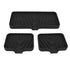 Kitchen Soap Tray Countertop Silicone Sink Deflector Sponge Holder for Bathroom Toilet Black