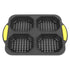 4 Grid Silicone Loaf Pan Baking Pan for Baking French Baguettes Hot Dog Buns Bread Mold Nonstick Dishwasher Safe Heat Resistant