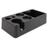 Coffee Tamping Station ABS Modern Multifunctional Coffee Filter Tamper Holder Portafilter Stand for Home Kitchen Cafe Bar Black