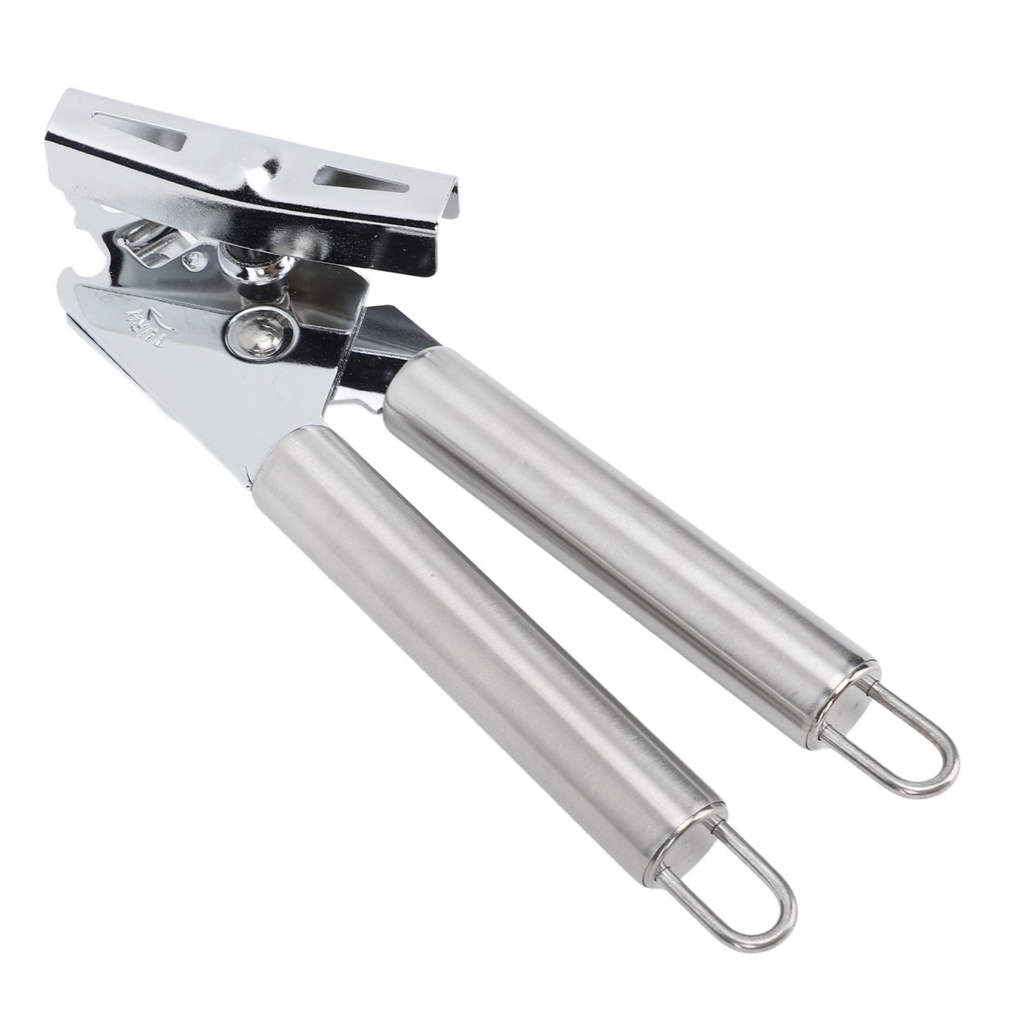 Manual Can Opener Handheld Stainless Steel Effortless Operation Multifunctional Can Bottle Opener for Home Kitchen Stainless Steel Handle