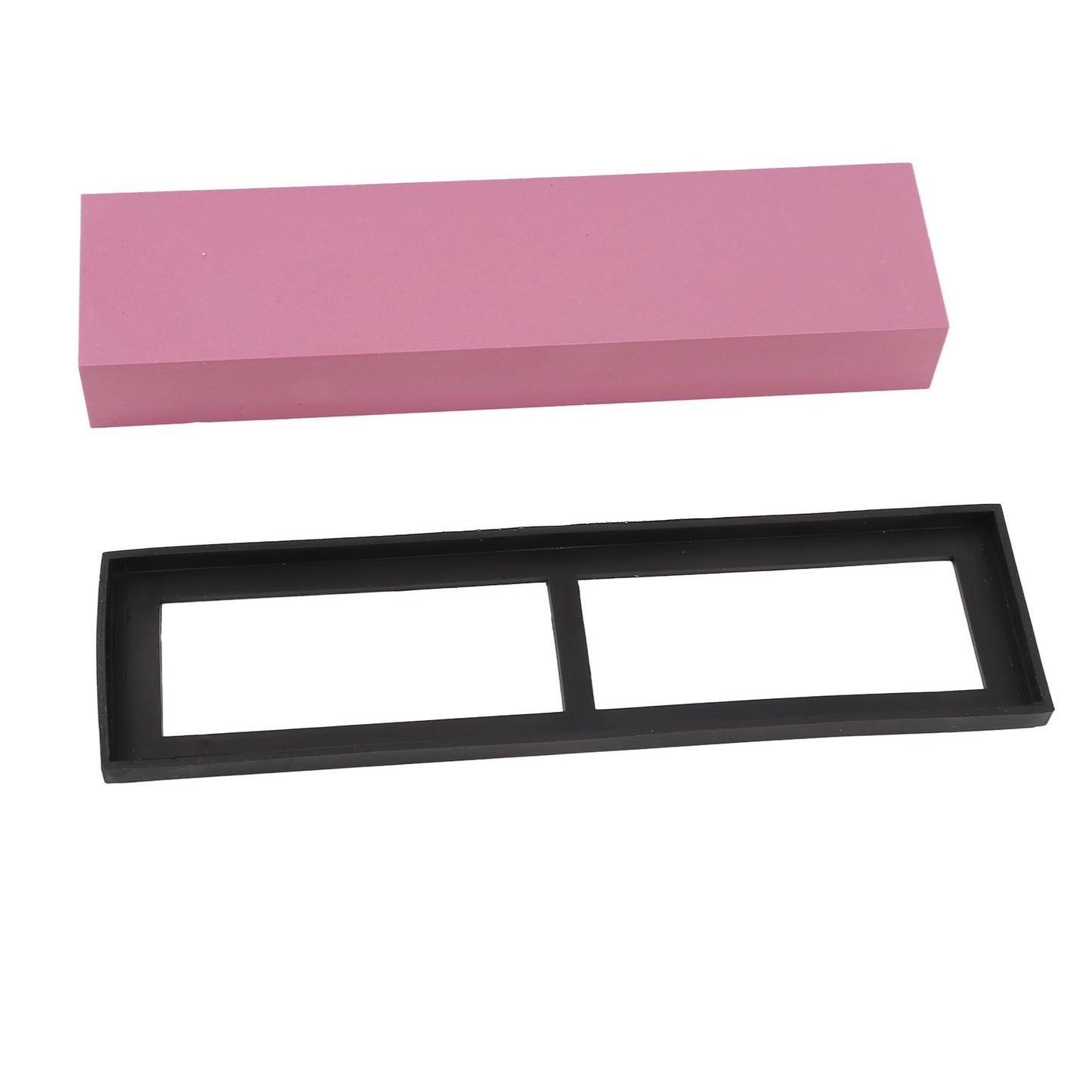 Sharpening Stone 3000 Grits Whetstone Dual Sided Ruby Compact Durable 7.8x1.9x0.9in Wet Stone for Kitchen Camping