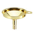 Kitchen Funnel 304 Stainless Steel Gold Plated Taper Mirror Polishing Oil Wine Funnel