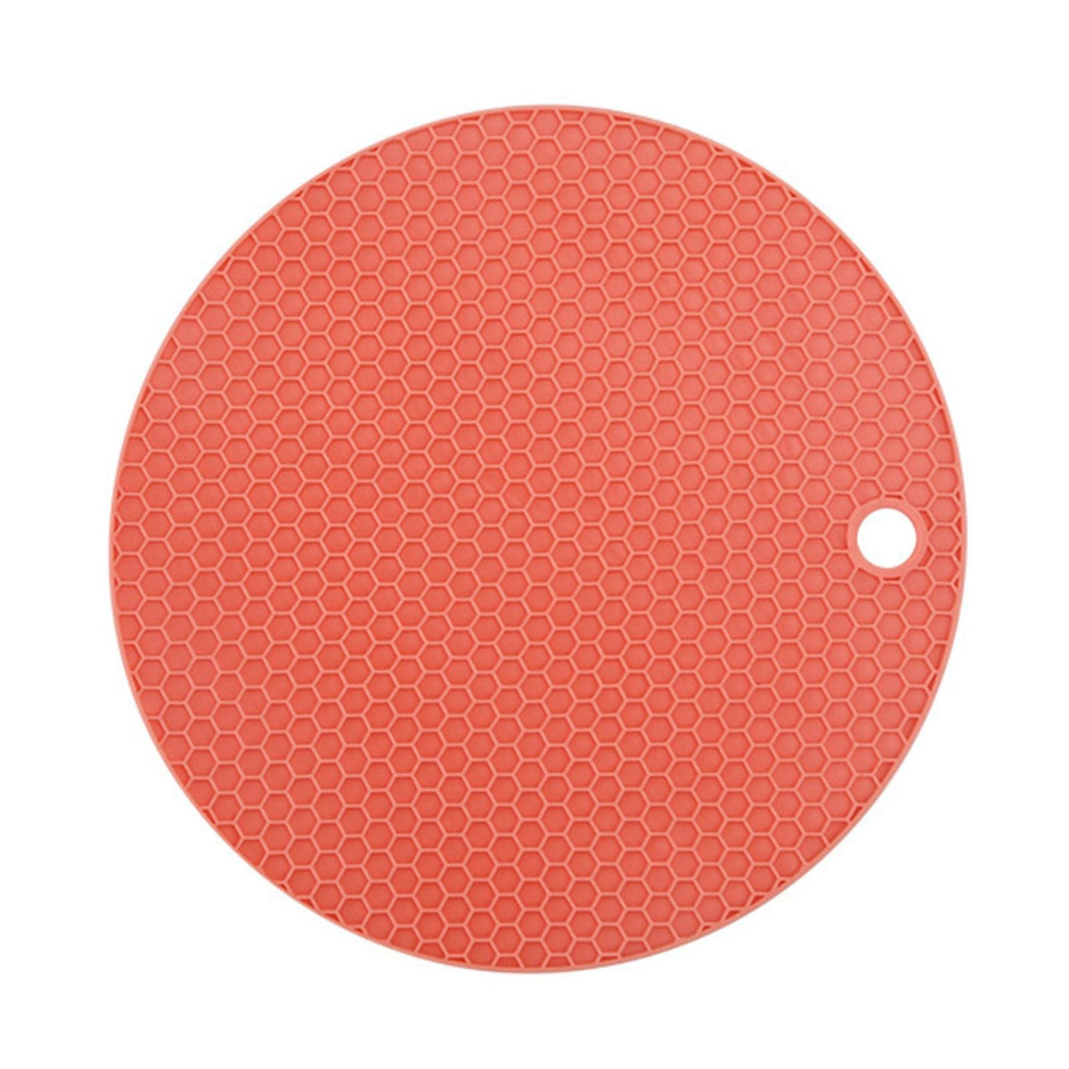 Heat Resistant Mat Silicone Slip Proof Round 17cm Heat Insulation Pad for Kitchen Countertop