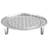 Steaming Rack with Removable Leg Stainless Steel Steam Tray Stand Cooking Bread Rack Kitchen Tool 18cm
