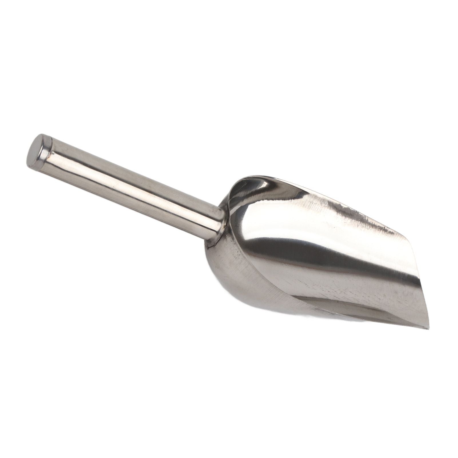 Stainless Steel Ice Scoop Multipurpose Thickened Rustproof Dishwasher Safe Metal Ice Scoop for Ice Cube Candy Flour Sugar S