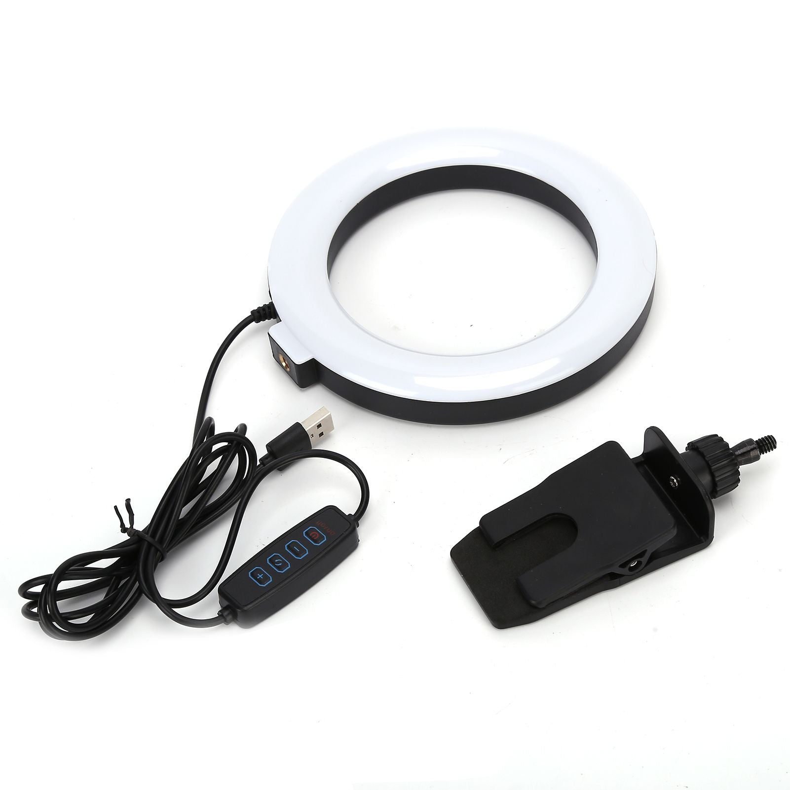 6in Adjustable Conference Video Fill Light USB Powered Fill Light Lamp for Media Meeting