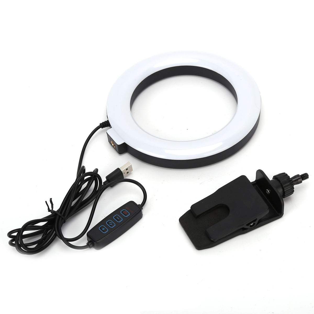 6in Adjustable Conference Video Fill Light USB Powered Fill Light Lamp for Media Meeting
