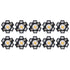 10Pcs Ultra Bright LED Chip 3V DIY Light Beads for Ceiling Light Downlight Flashlight Table LampWarm Light 3000K 1W