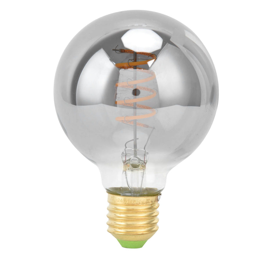G80 LED Filament Lamp E27 Base Vintage Bulbs Decorative Light 4W 220V Warm Light Electroplating Gray