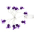 Halloween Lights LED Purple Spider Shape Decorative String Lights for Festival Party Indoor Outdoor Decoration