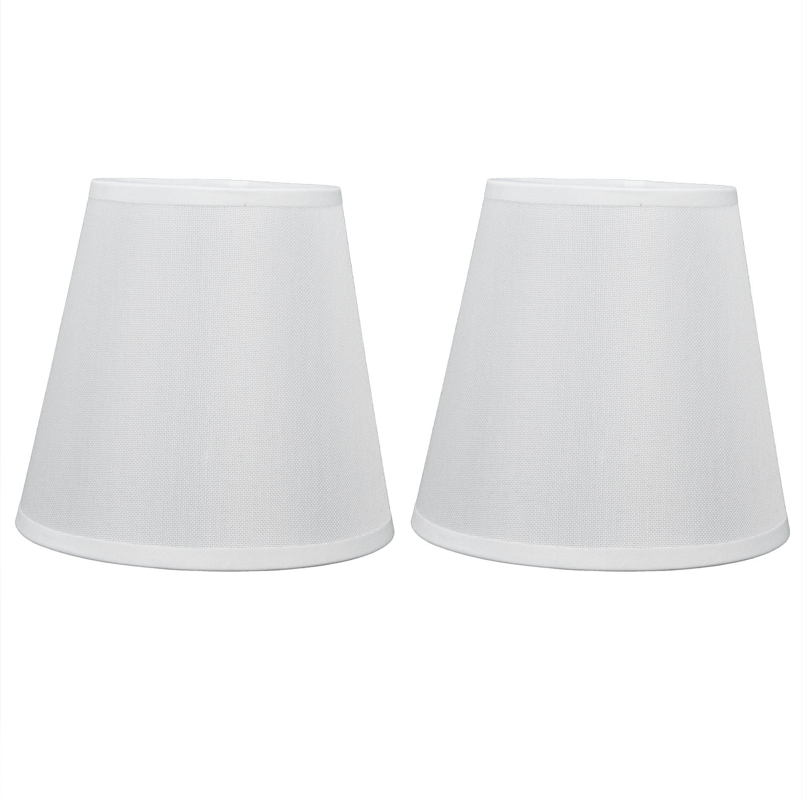 2PCS Fabric Lampshade European Style Clip On Lamp Shade for E14 Screw Chandelier Wall LampPT06 Beige