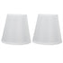 2PCS Fabric Lampshade European Style Clip On Lamp Shade for E14 Screw Chandelier Wall LampPT06 Beige