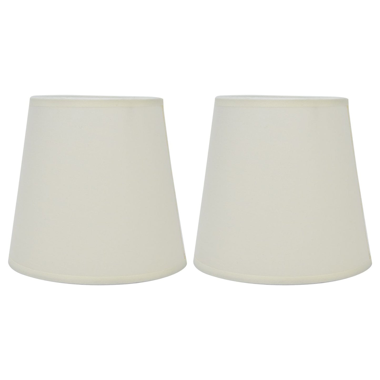 2Pcs Indoor Lamp Shade European Style Fabric Lampshade for E14 Chandelier Table Lamp Floor LampPX17 Beige