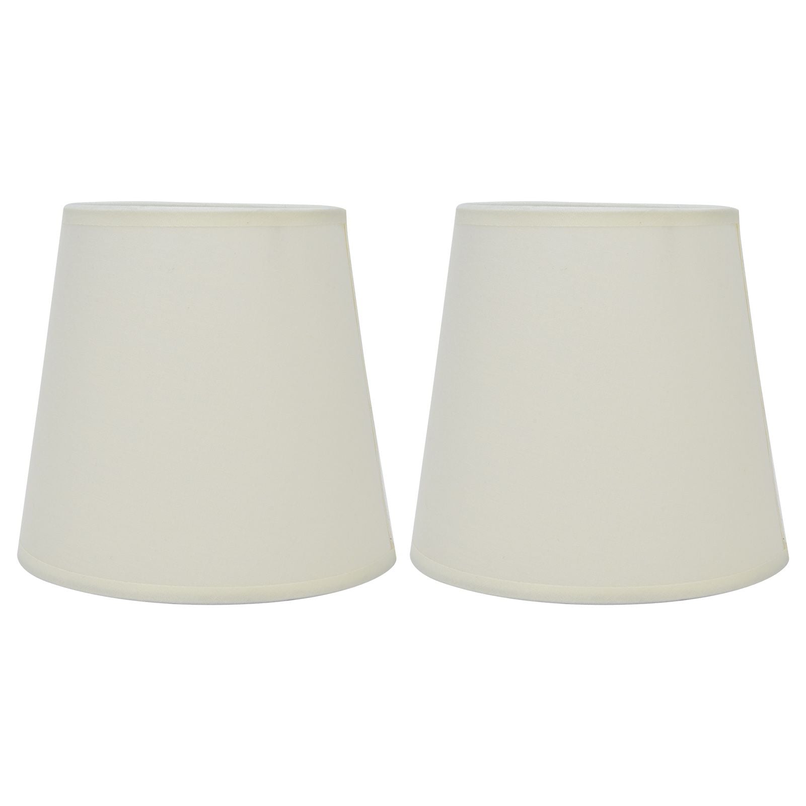 2Pcs Indoor Lamp Shade European Style Fabric Lampshade for E14 Chandelier Table Lamp Floor LampPX17 Beige