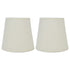 2Pcs Indoor Lamp Shade European Style Fabric Lampshade for E14 Chandelier Table Lamp Floor LampPX17 Beige