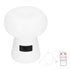 Night Light White Rechargeable Remote Control Clock 3 Levels Timing 6 Levels Brightness USB Lamp for Bedroom