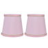 2PCS European Style E14 Lamp Shade Pink Lampshade for Chandelier Table Wall Lamps Home Decoration