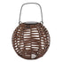 Rattan Solar Lantern Outdoor LED Hanging Lantern Waterproof Landscape Decorative Lamp for Garden Lawn Patio
