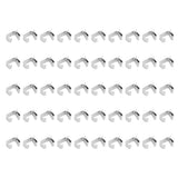 50Pcs Metal Christmas Lights Gutter Hooks Stainless Steel Christmas Lights Gutter Hangers L 24x15mm