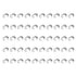 50Pcs Metal Christmas Lights Gutter Hooks Stainless Steel Christmas Lights Gutter Hangers L 24x15mm