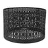 Lamp Shade Hollow Out Metal E27 E14 Clip On Easy Installation Durable Lamp Cover for Table Bedroom Living Room Home Black