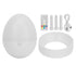 White Noise Sleeping Machine White with Remote Control Intelligent Colorful Lighting Rechargeable Auto Off Timer 20 Voices White Noise Soother