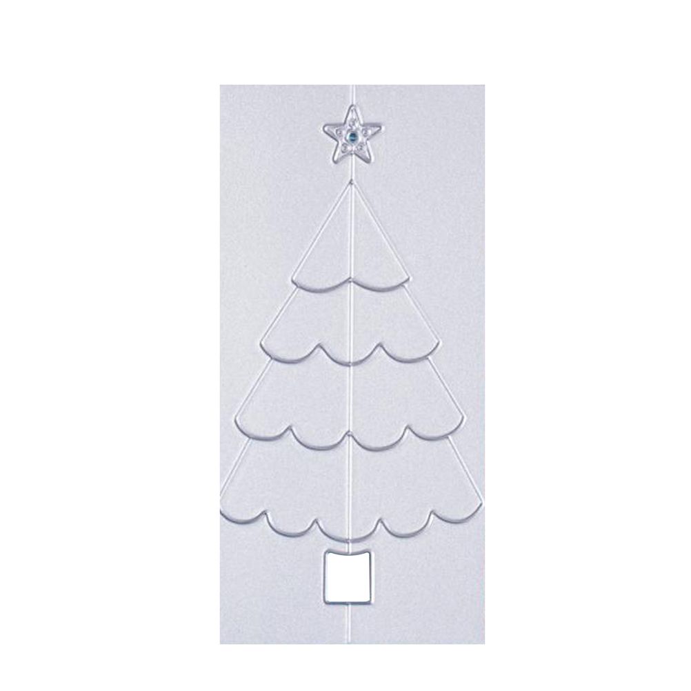 Christmas Tree Metal Cutting Dies Stencil Carbon Steel DIY Scrapbooking Album Paper Card Template Mold Embossing Mold