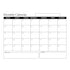 Rewritable Magnetic Whiteboard Refrigerator Calendar Message Board Monthly Planner Board