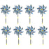 8Pcs Bird Repeller Pinwheel Reflective Garden Plant Flower Bird Repellent Windmill Garden Decoration