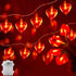 Love Heart Shaped String Lights 6 Meter 40 Leds Heart Love Valentine Lights for Wedding Party Birthday Home Decor